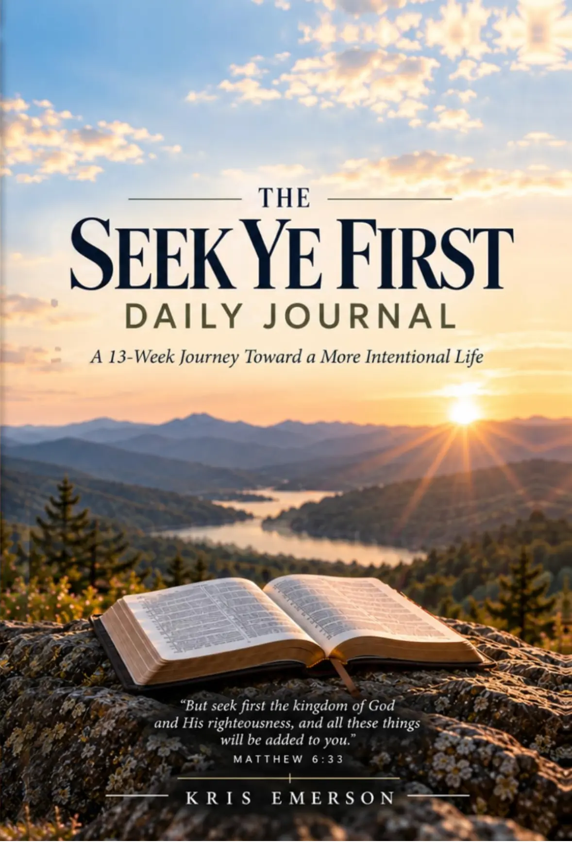 The Seek Ye First Daily Journal cover